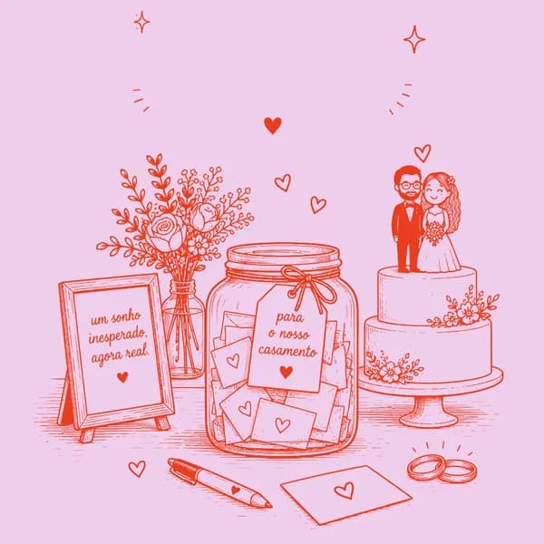 ajude a pagar o casamento que não íamos fazer